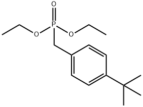 Phosphonic acid, P-[[4-(1,1-dimethylethyl)phenyl]methyl]-, diethyl ester 구조식 이미지