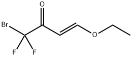 1-bromo-4-ethoxy-1,1-difluorobut-3-en-2-one Structure