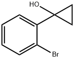 1-(2-bromophenyl)cyclopropan-1-ol Structure
