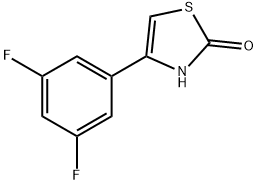 2-Hydroxy-4-(3,5-difluorophenyl)thiazole 구조식 이미지