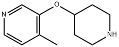 4-methyl-3-(piperidin-4-yloxy)pyridine Structure