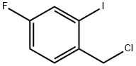 Benzene, 1-(chloromethyl)-4-fluoro-2-iodo- Structure