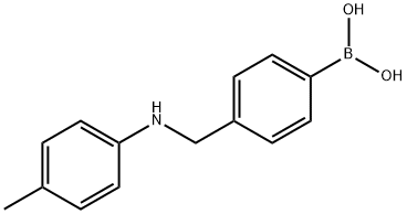 (4-((p-tolylamino)methyl)phenyl)boronic acid 구조식 이미지