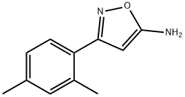 3-(2,4-dimethylphenyl)-1,2-oxazol-5-amine 구조식 이미지