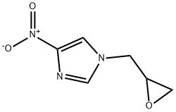 1H-Imidazole, 4-nitro-1-(2-oxiranylmethyl)- Structure