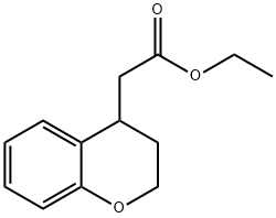 ethyl 2-(3,4-dihydro-2H-chromen-4-yl)acetate 구조식 이미지