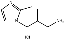 2-methyl-3-(2-methyl-1H-imidazol-1-yl)propan-1-amine dihydrochloride Structure