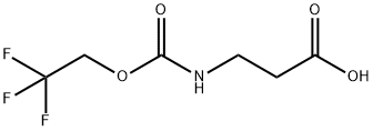 3-{[(2,2,2-trifluoroethoxy)carbonyl]amino}propanoic acid Structure