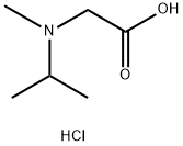 2-[methyl(propan-2-yl)amino]acetic acid hydrochloride Structure