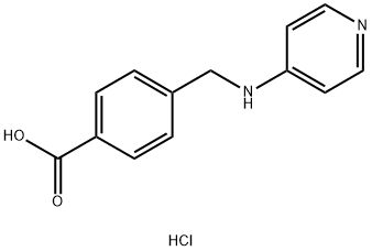 4-{[(pyridin-4-yl)amino]methyl}benzoic acid hydrochloride Structure