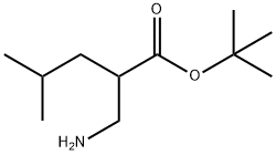 tert-butyl 2-(aminomethyl)-4-methylpentanoate Structure