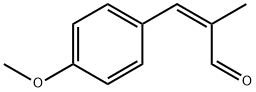 2-Propenal, 3-(4-methoxyphenyl)-2-methyl-, (Z)- (9CI) Structure