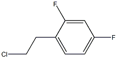 Benzene, 1-(2-chloroethyl)-2,4-difluoro- 구조식 이미지