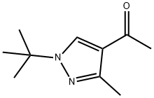 1-(1-tert-butyl-3-methyl-1H-pyrazol-4-yl)ethan-1-one Structure