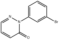 2-(3-Bromophenyl)pyridazin-3(2H)-one 구조식 이미지