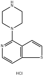 4-Piperazine-1-yl-thieno[3,2-c]pyridine 구조식 이미지