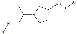 (3R)-1-(Propan-2-yl)pyrrolidin-3-amine dihydrochloride 구조식 이미지