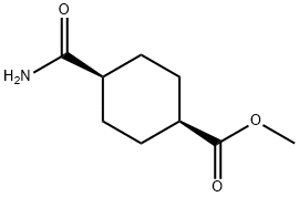 methyl (1s,4s)-4-carbamoylcyclohexane-1-carboxylate Structure