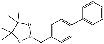 2-([1,1'-biphenyl]-4-ylmethyl)-4,4,5,5-tetramethyl-1,3,2-dioxaborolane 구조식 이미지