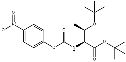 (2S,3R)-tert-butyl3-(tert-butoxy)-2-(((4-nitrophenoxy)carbonyl)amino)butanoate Structure