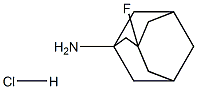 3-Fluoro-1-aminoadamantane hydrochloride 구조식 이미지