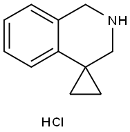 2',3'-dihydro-1'H-spiro[cyclopropane-1,4'-isoquinoline] hydrochloride Structure