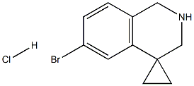 6'-bromo-2',3'-dihydro-1'H-spiro[cyclopropane-1,4'-isoquinoline] hydrochloride 구조식 이미지