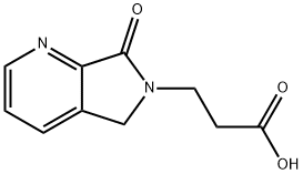 3-(7-Oxo-5H-pyrrolo[3,4-b]pyridin-6(7H)-yl)propanoic acid Structure