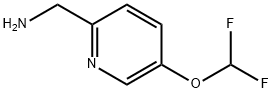 [5-(difluoromethoxy)pyridin-2-yl]methanamine Structure