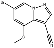 6-bromo-4-methoxypyrazolo[1,5-a]pyridine-3-carbonitrile Structure