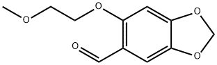 6-(2-methoxyethoxy)-2H-1,3-benzodioxole-5-carbaldehyde Structure