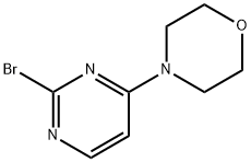 4-(2-Bromopyrimidin-4-yl)morpholine 구조식 이미지