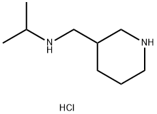 (piperidin-3-ylmethyl)(propan-2-yl)amine dihydrochloride Structure