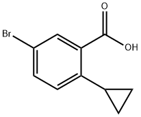 5-bromo-2-cyclopropylbenzoic acid Structure