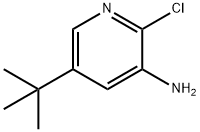 5-TERT-BUTYL-2-CHLOROPYRIDIN-3-AMINE Structure