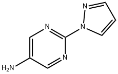 5-Amino-2-(1H-pyrazol-1-yl)pyrimidine Structure