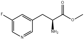 METHYL (2S)-2-AMINO-3-(5-FLUORO(3-PYRIDYL))PROPANOATE Structure