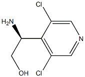 (2S)-2-AMINO-2-(3,5-DICHLORO(4-PYRIDYL))ETHAN-1-OL Structure