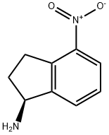 (S)-4-nitro-2,3-dihydro-1H-inden-1-amine Structure