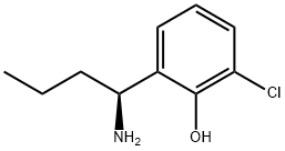 2-((1S)-1-AMINOBUTYL)-6-CHLOROPHENOL Structure