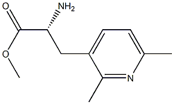 METHYL (2R)-2-AMINO-3-(2,6-DIMETHYL(3-PYRIDYL))PROPANOATE 구조식 이미지