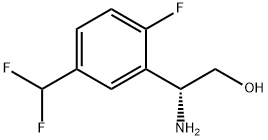 (2R)-2-AMINO-2-[5-(DIFLUOROMETHYL)-2-FLUOROPHENYL]ETHAN-1-OL Structure