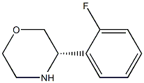 (3S)-3-(2-FLUOROPHENYL)MORPHOLINE 구조식 이미지