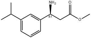 METHYL (3S)-3-AMINO-3-[3-(METHYLETHYL)PHENYL]PROPANOATE Structure