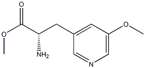 METHYL (2S)-2-AMINO-3-(5-METHOXY(3-PYRIDYL))PROPANOATE Structure