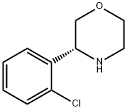 (R)-3-(2-chlorophenyl)morpholine Structure