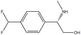 (2S)-2-[4-(DIFLUOROMETHYL)PHENYL]-2-(METHYLAMINO)ETHAN-1-OL Structure