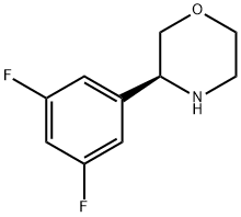 (3S)-3-(3,5-DIFLUOROPHENYL)MORPHOLINE Structure