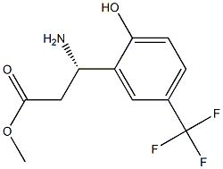 METHYL (3S)-3-AMINO-3-[2-HYDROXY-5-(TRIFLUOROMETHYL)PHENYL]PROPANOATE Structure