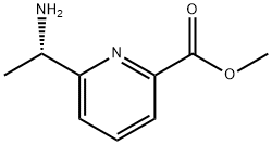 METHYL 6-((1S)-1-AMINOETHYL)PYRIDINE-2-CARBOXYLATE 구조식 이미지